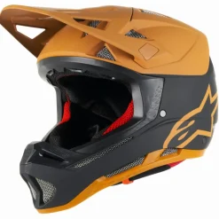 Alpinestars Missile Tech Helm - Racer - black/dark gold matt