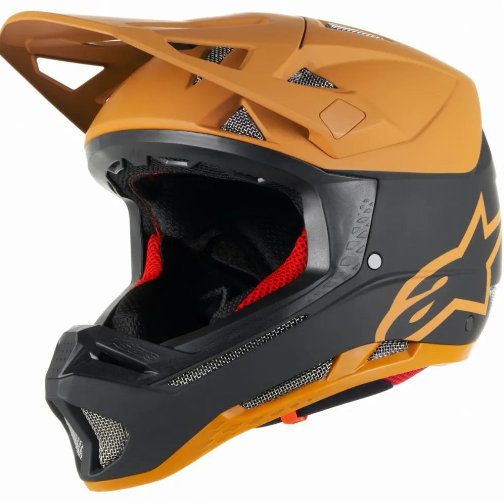 Alpinestars Missile Tech Helm - Racer - black/dark gold matt