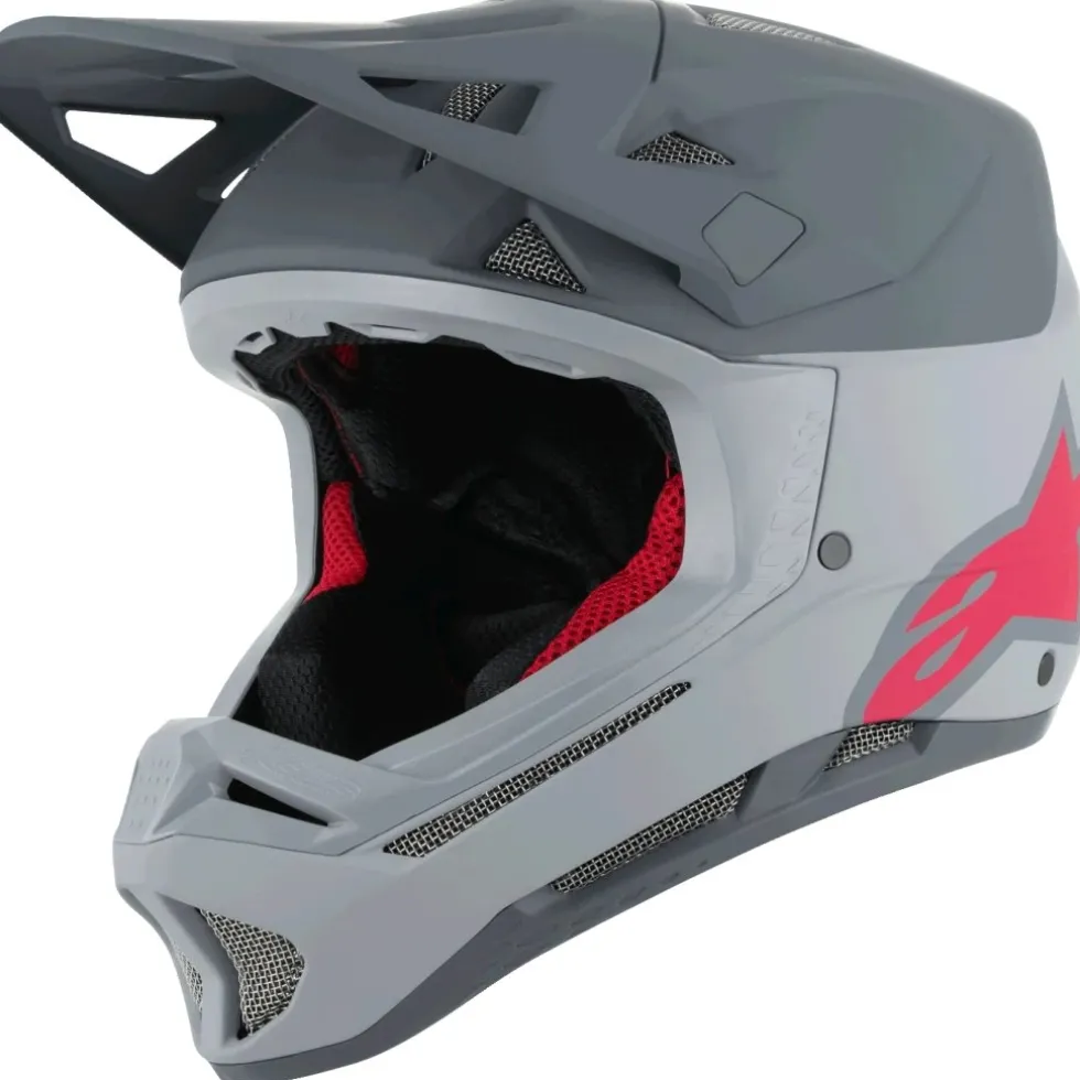 Alpinestars Missile Tech Helm - Racer - light gray/dark gray matt
