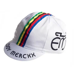 Apis Retro Stijl Professionele Fietspet - EDDY MERCKX