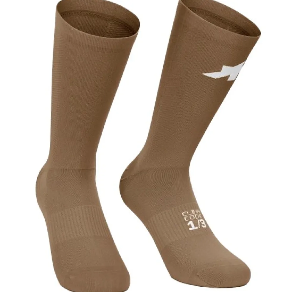 Assos S11 Racing Sokken - terra sand