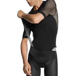 Assos Skin Layer SUPERLEGER Hemd met Korte Mouwen Heren - black series