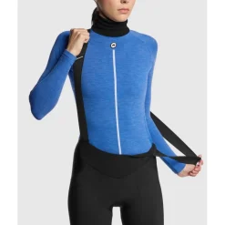 Assos Ultraz P1 Winter Hemd met Lange Mouwen Dames - calypso blu