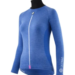 Assos Ultraz P1 Winter Hemd met Lange Mouwen Dames - calypso blu