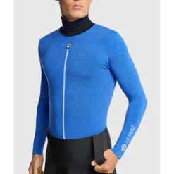 Assos Ultraz P1 Winter Hemd met Lange Mouwen Heren - calypso blu