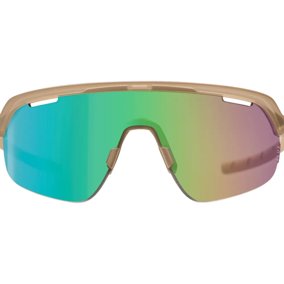 BBB Cycling Arc BSG-82 Fietsbril - matt trans camel | FLUX green