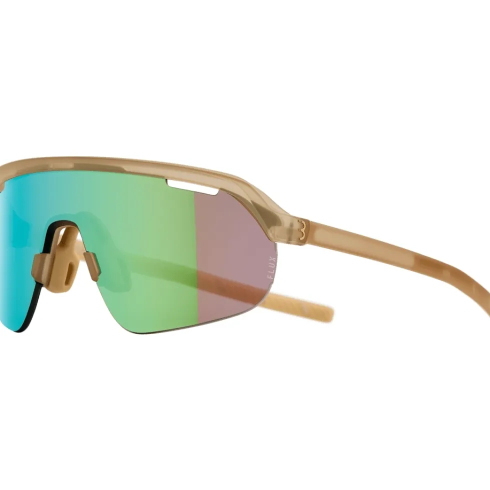 BBB Cycling Arc BSG-82 Fietsbril - matt trans camel | FLUX green