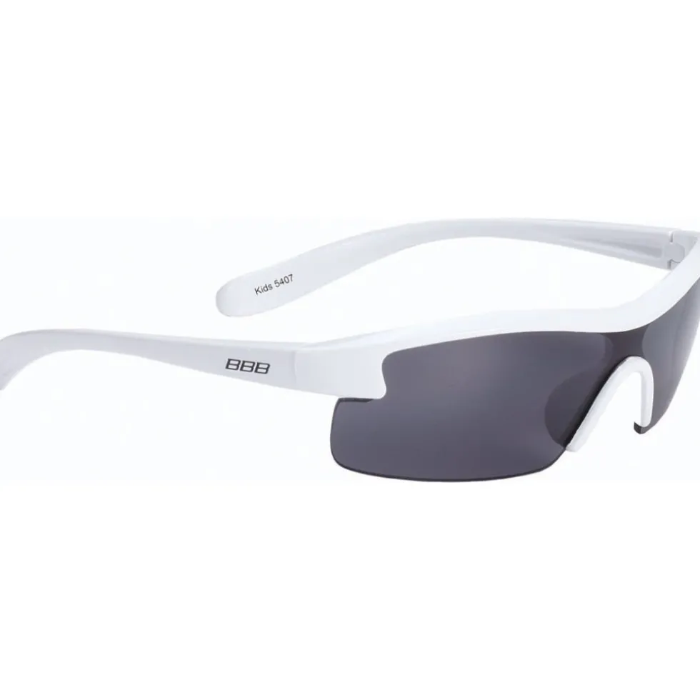 BBB Cycling BSG-54 Bril Kinderen - white - smoke
