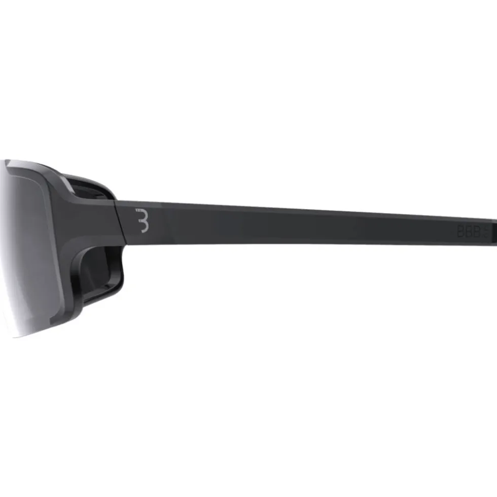 BBB Cycling Chester BSG-69 Bril - glossy black - smoke flash mirror