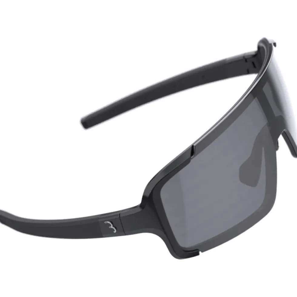 BBB Cycling Chester BSG-69 Bril - glossy black - smoke flash mirror
