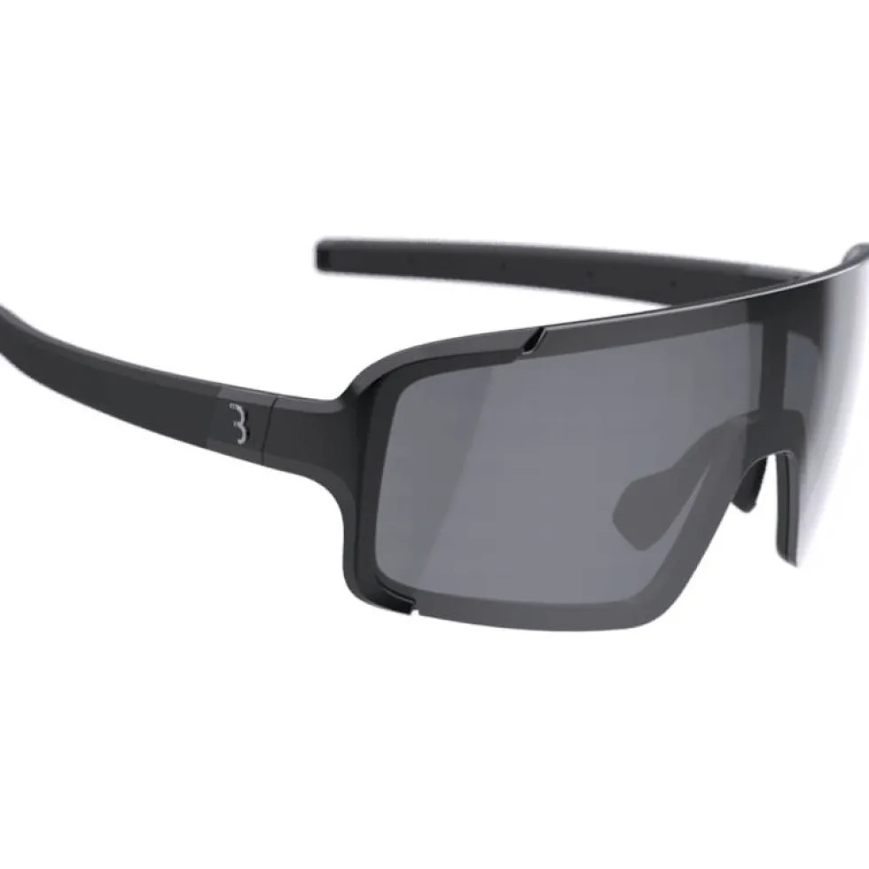 BBB Cycling Chester BSG-69 Bril - glossy black - smoke flash mirror