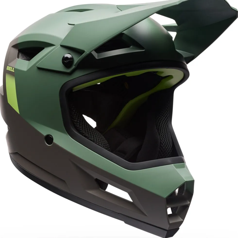 Bell Sanction 2 DLX MIPS Helm - blip vintage olive