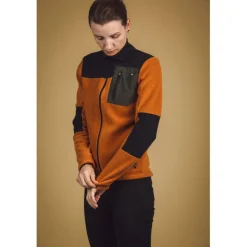 Biehler Distance Fleece Jas Dames - oranje