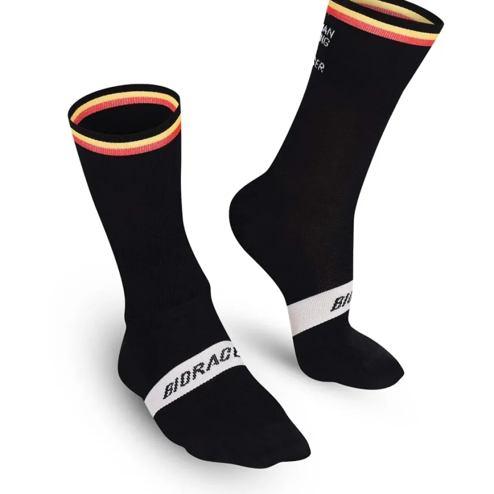 Bioracer Belgian Fietssokken - zwart