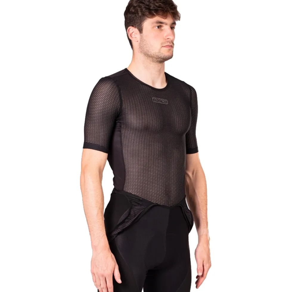 Bioracer Breeze Baselayer met korte mouwen Heren - zwart
