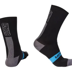 Bioracer Merino Winter Sokken - zwart/blauw