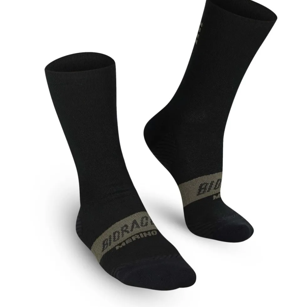 Bioracer Thermal Merino Fietssokken - black