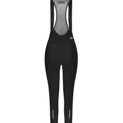 Café du Cycliste Adrienne 3/4 Fietsbroek met Bretels Dames - zwart