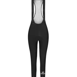 Café du Cycliste Adrienne 3/4 Fietsbroek met Bretels Dames - zwart