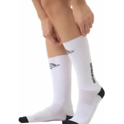 Café du Cycliste Aero Sokken - flying fish/black on white