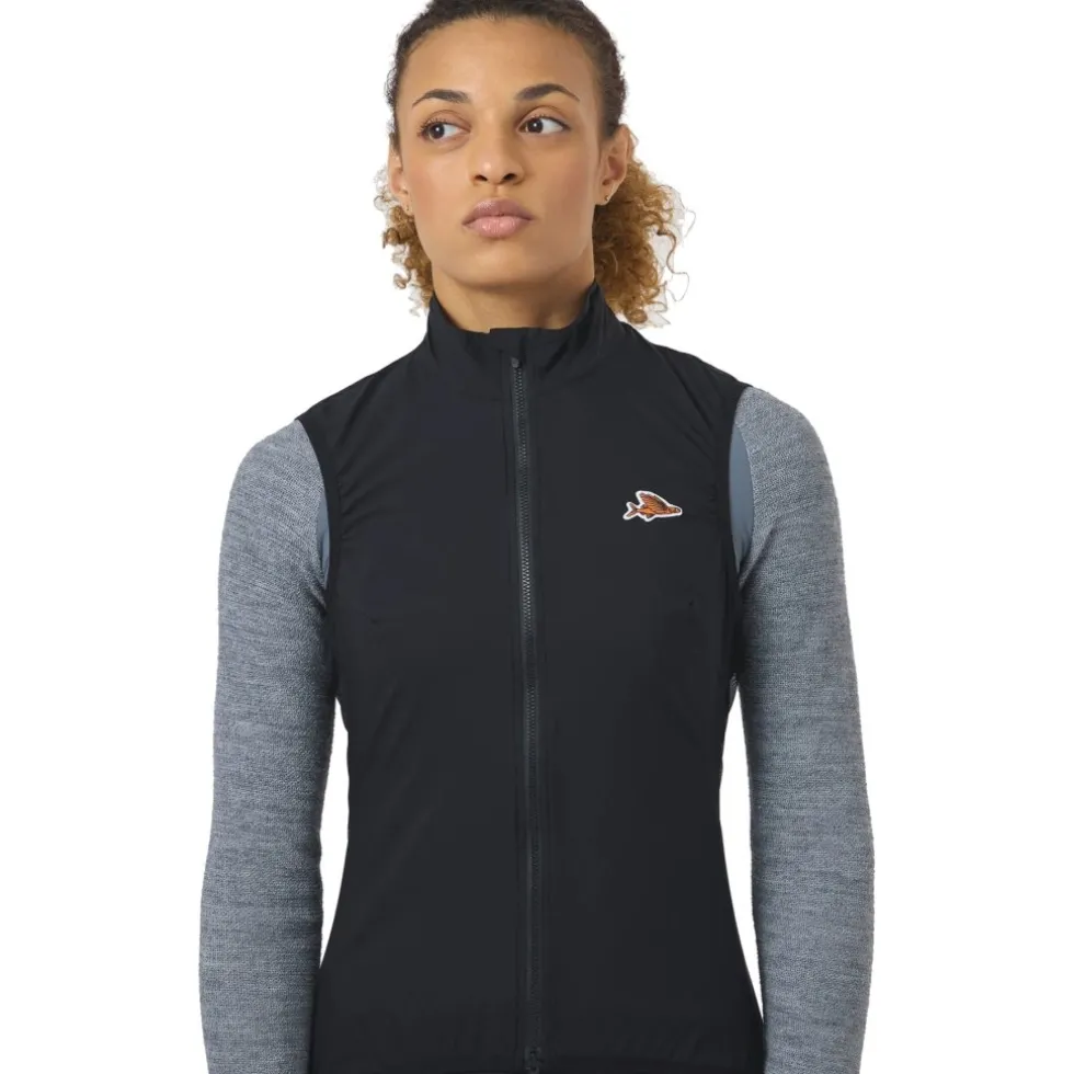 Café du Cycliste Edith Vest Dames - zwart