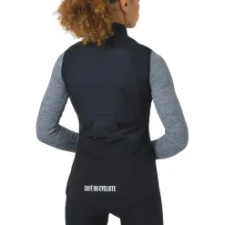 Café du Cycliste Edith Vest Dames - zwart
