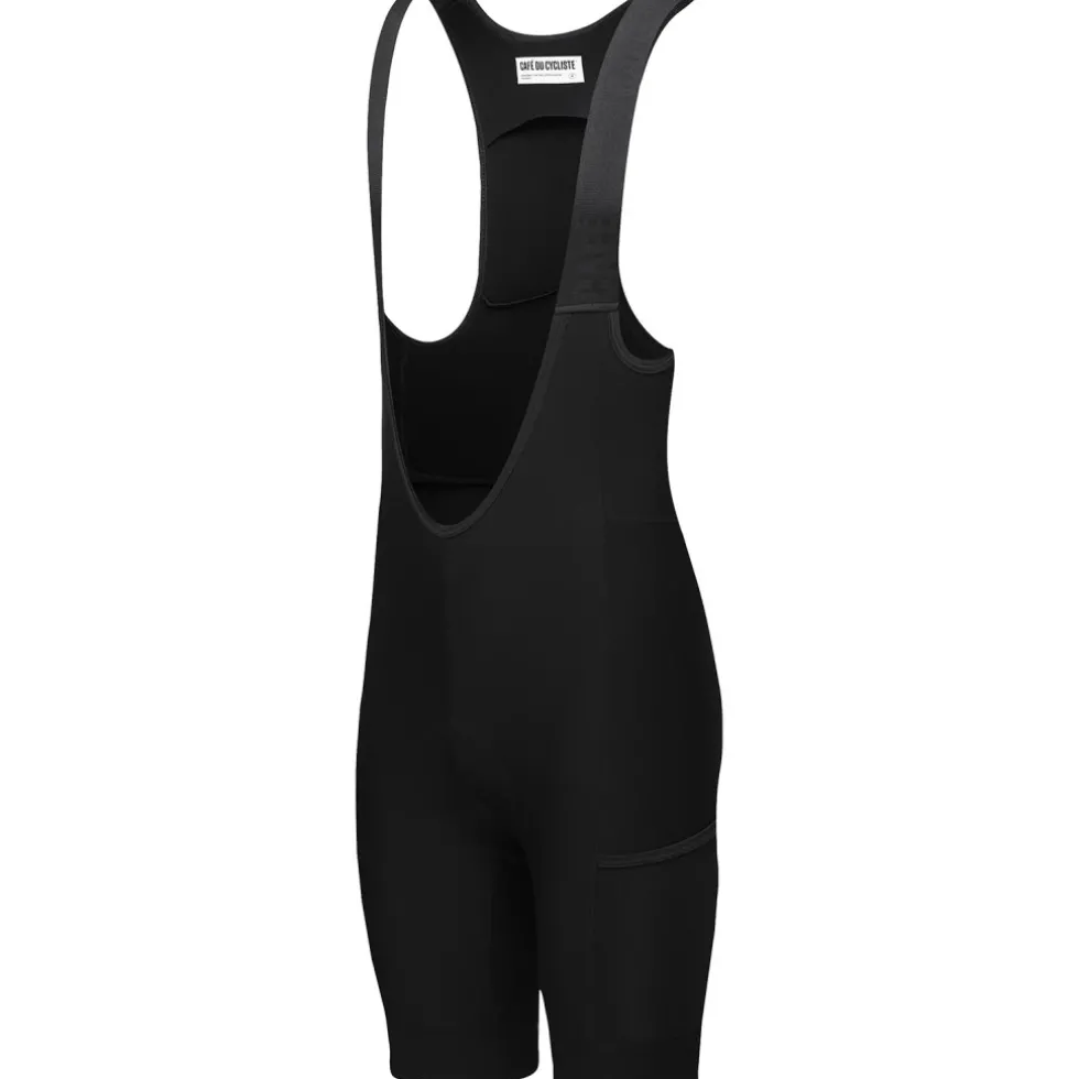 Café du Cycliste Eva Fietsshort met Bretels Heren - zwart
