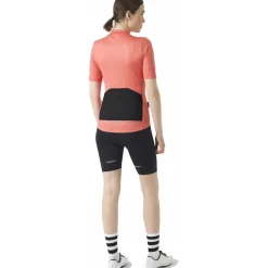 Café du Cycliste Fleurette Fietsshirt met Korte Mouwen Dames - fire