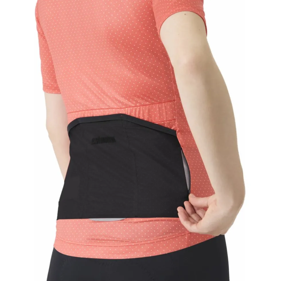 Café du Cycliste Fleurette Fietsshirt met Korte Mouwen Dames - fire