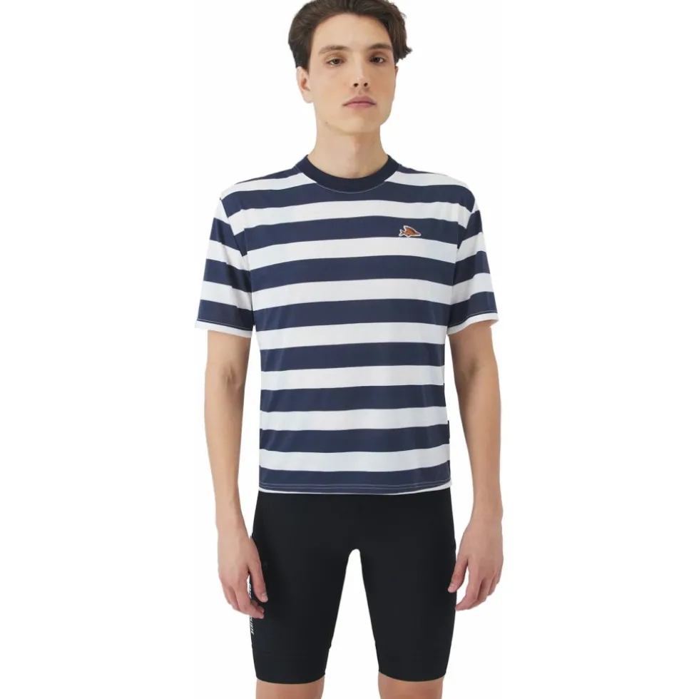 Café du Cycliste Sandie Fietsshirt met Korte Mouwen Heren - mariniere