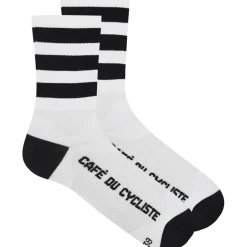 Café du Cycliste Skate Sokken - black on white