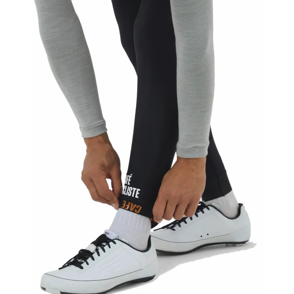 Café du Cycliste Theresa Tights met Bretels Dames - zwart