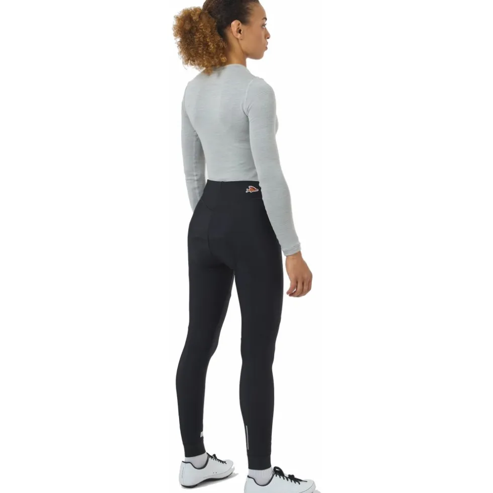 Café du Cycliste Theresa Tights met Bretels Dames - zwart