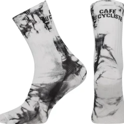 Café du Cycliste Tie Dye Sokken - black