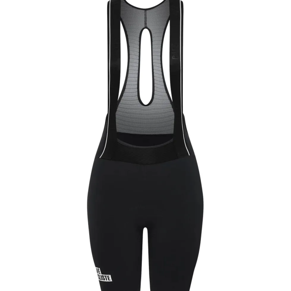 Café du Cycliste Victoire Fietsshort met Bretels Dames - zwart