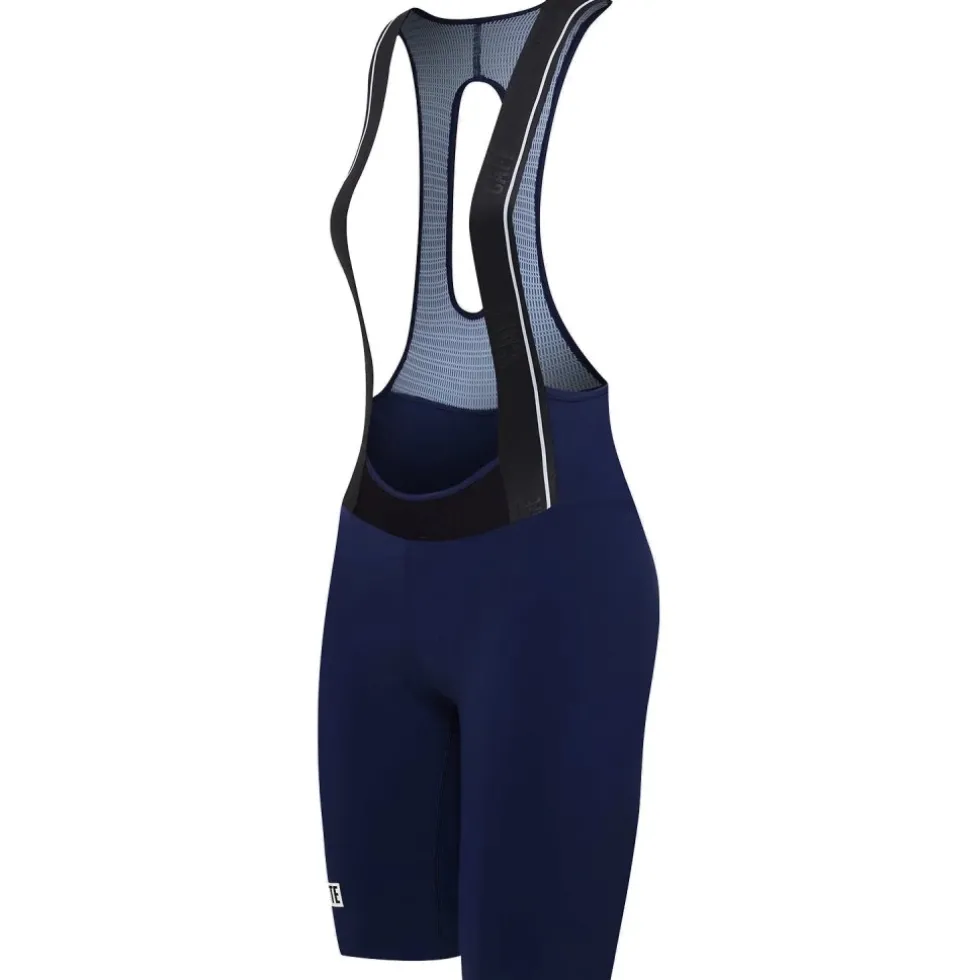 Café du Cycliste Victoire Fietsshort met Bretels Dames - navy