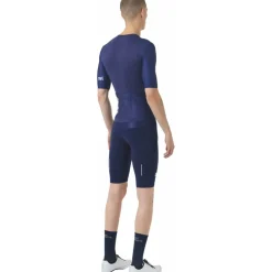 Café du Cycliste Vinciane Fietsshirt met Korte Mouwen Heren - navy