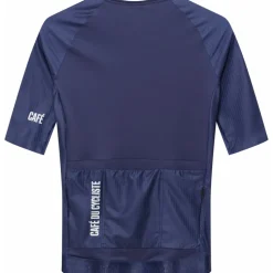 Café du Cycliste Vinciane Fietsshirt met Korte Mouwen Heren - navy
