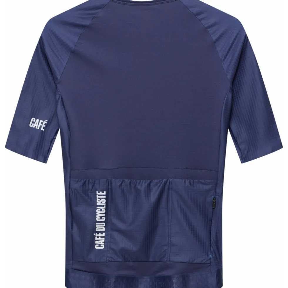 Café du Cycliste Vinciane Fietsshirt met Korte Mouwen Heren - navy