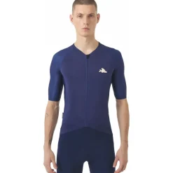 Café du Cycliste Vinciane Fietsshirt met Korte Mouwen Heren - navy