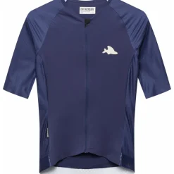 Café du Cycliste Vinciane Fietsshirt met Korte Mouwen Heren - navy