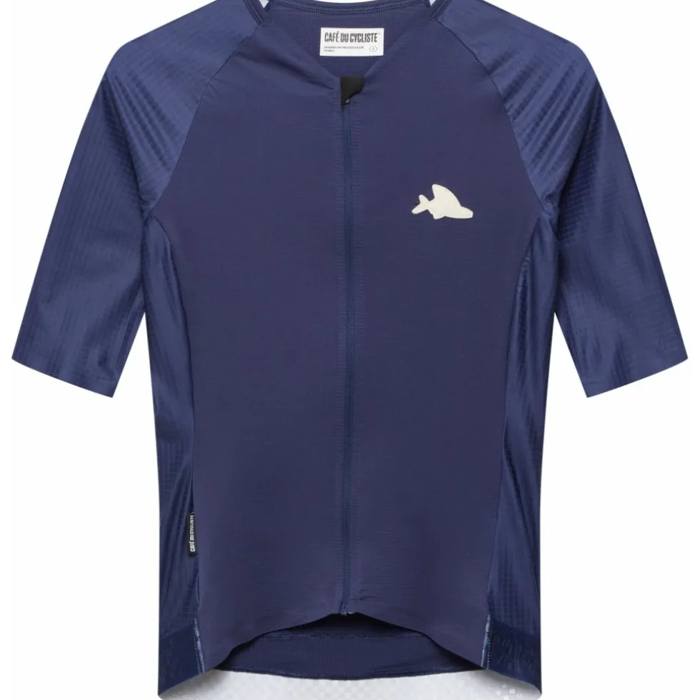 Café du Cycliste Vinciane Fietsshirt met Korte Mouwen Heren - navy
