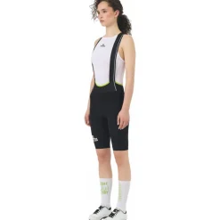 Café du Cycliste x Café Factory Team Victoire Fietsshort met Bretels Dames - black