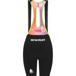Café du Cycliste x Café Factory Team Victoire Fietsshort met Bretels Dames - black
