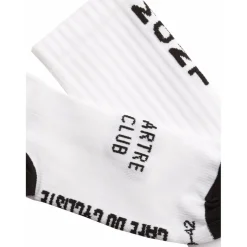Café du Cycliste x Montmartre Vélo Club Paris Solid Sokken - black on white