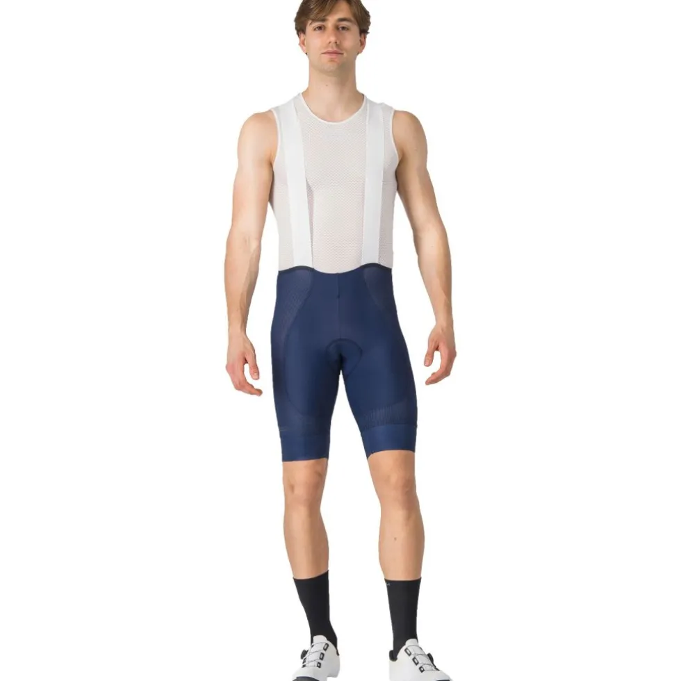 Castelli A/C Fietsshort met Bretels Heren - belgian blue 424
