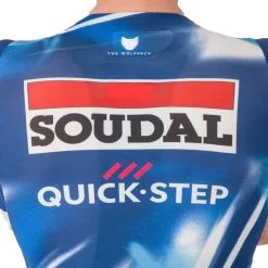 Castelli Aero Race 8S Fietsshirt met Korte Mouwen Team Soudal Quick-Step Heren - score/blue-red 150