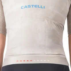 Castelli Aero Race 8S Trui met korte mouwen Dames - clay 294