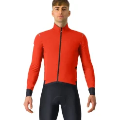 Castelli Alpha Flight RoS Jas Heren - red ochre/black reflex-black 608