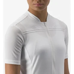 Castelli Anima 4 Fietsshirt met Korte Mouwen Dames - ivory 065